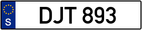 Truck License Plate